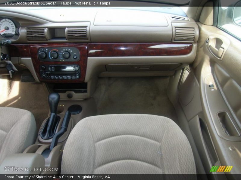 Taupe Frost Metallic / Taupe 2001 Dodge Stratus SE Sedan