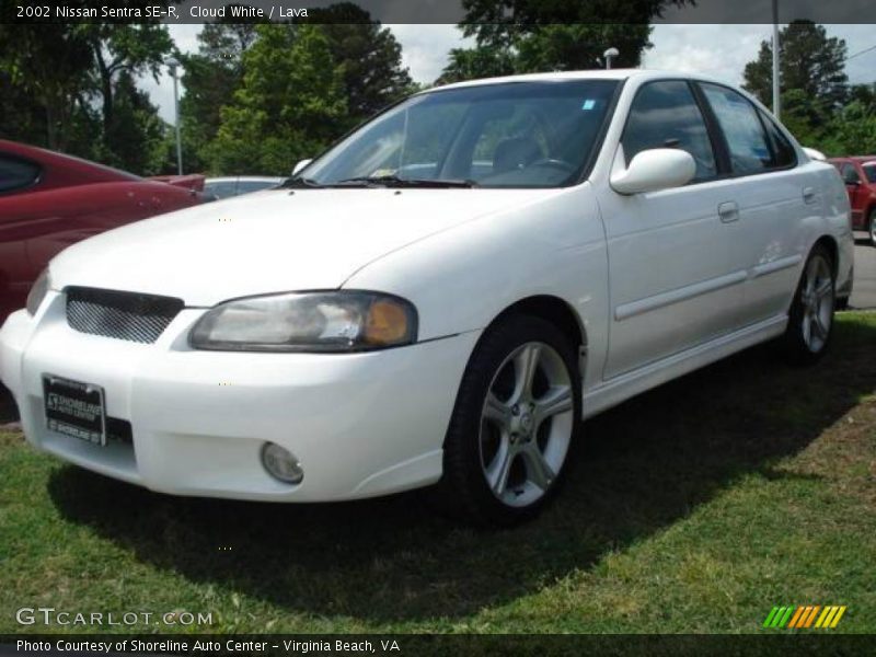 Cloud White / Lava 2002 Nissan Sentra SE-R