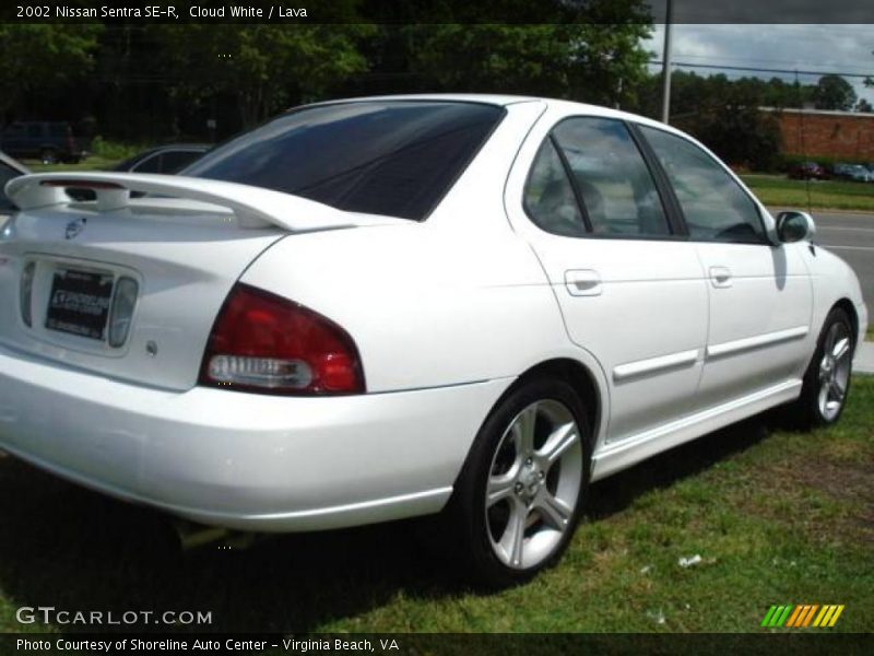 Cloud White / Lava 2002 Nissan Sentra SE-R