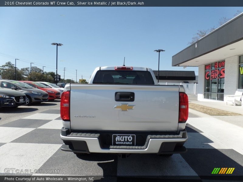 Silver Ice Metallic / Jet Black/Dark Ash 2016 Chevrolet Colorado WT Crew Cab