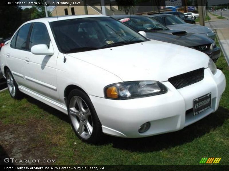 Cloud White / Lava 2002 Nissan Sentra SE-R