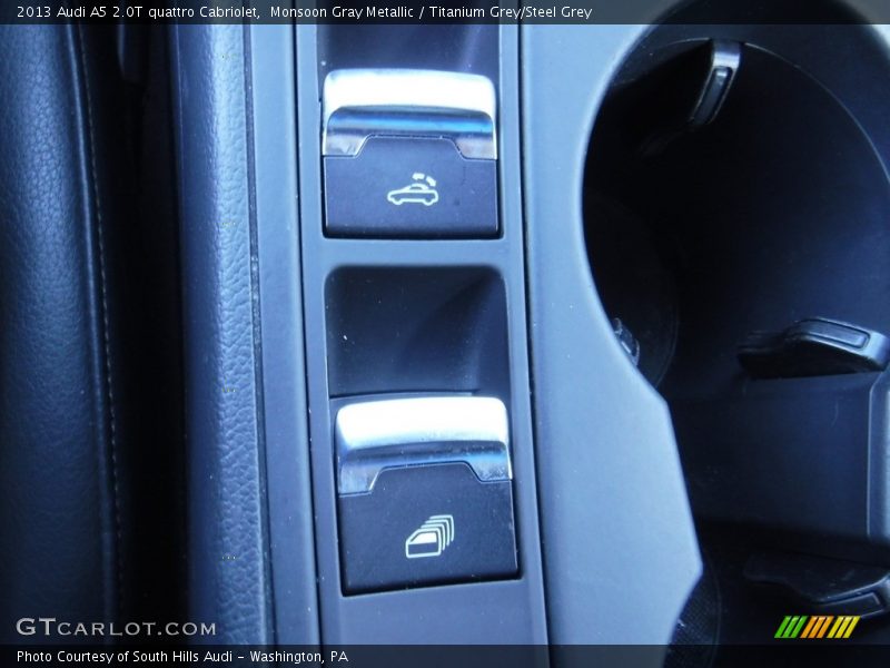 Monsoon Gray Metallic / Titanium Grey/Steel Grey 2013 Audi A5 2.0T quattro Cabriolet