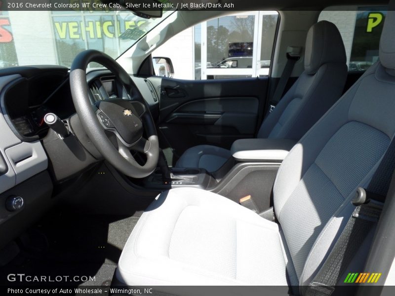 Silver Ice Metallic / Jet Black/Dark Ash 2016 Chevrolet Colorado WT Crew Cab