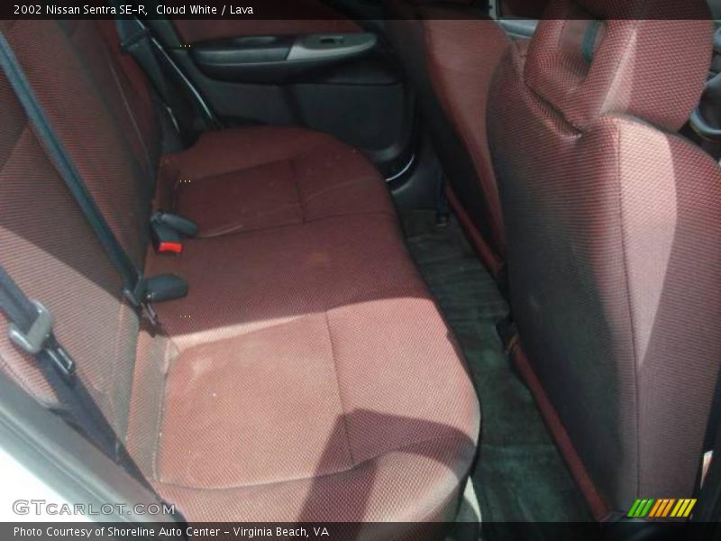Cloud White / Lava 2002 Nissan Sentra SE-R