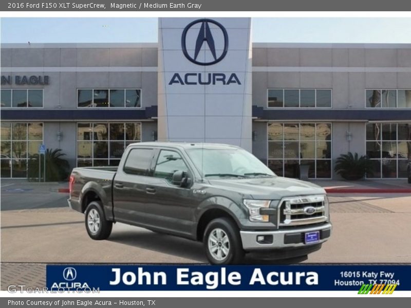 Magnetic / Medium Earth Gray 2016 Ford F150 XLT SuperCrew