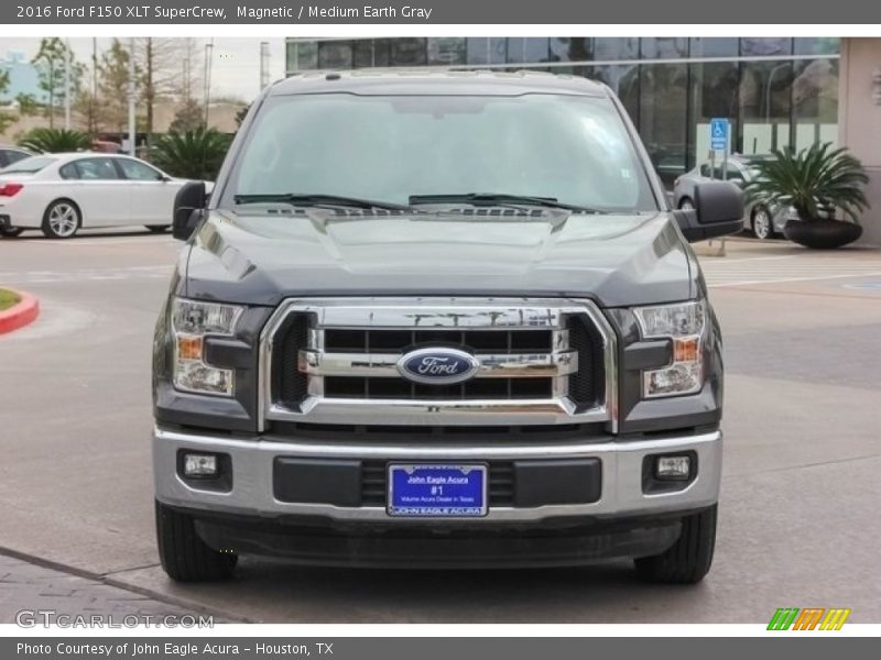 Magnetic / Medium Earth Gray 2016 Ford F150 XLT SuperCrew