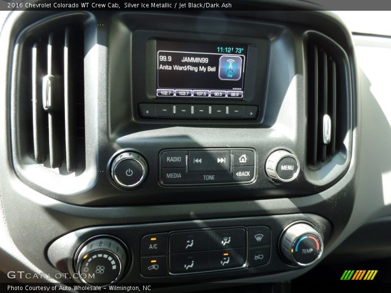 Silver Ice Metallic / Jet Black/Dark Ash 2016 Chevrolet Colorado WT Crew Cab