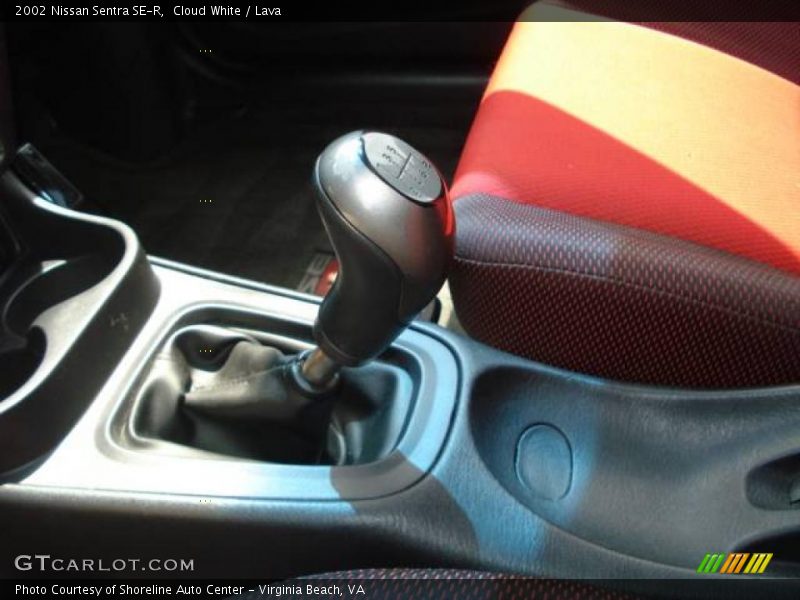 Cloud White / Lava 2002 Nissan Sentra SE-R