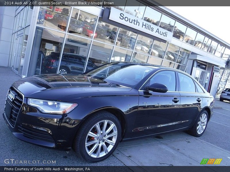 Brilliant Black / Nougat Brown 2014 Audi A6 2.0T quattro Sedan