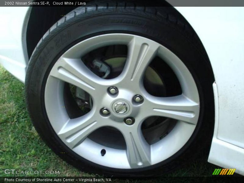 Cloud White / Lava 2002 Nissan Sentra SE-R