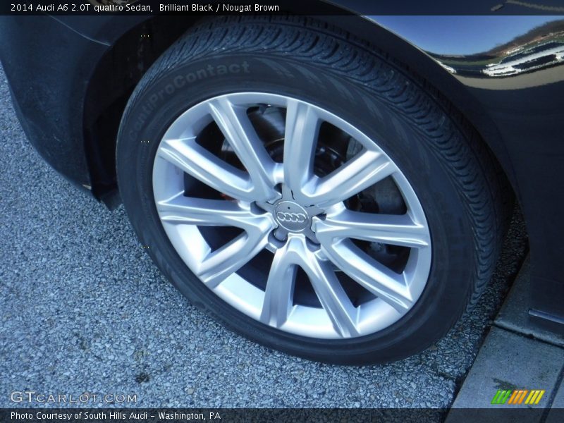 Brilliant Black / Nougat Brown 2014 Audi A6 2.0T quattro Sedan