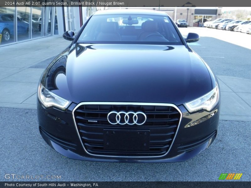 Brilliant Black / Nougat Brown 2014 Audi A6 2.0T quattro Sedan