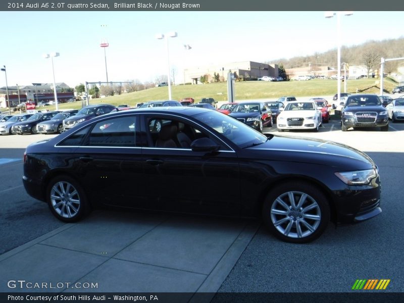 Brilliant Black / Nougat Brown 2014 Audi A6 2.0T quattro Sedan