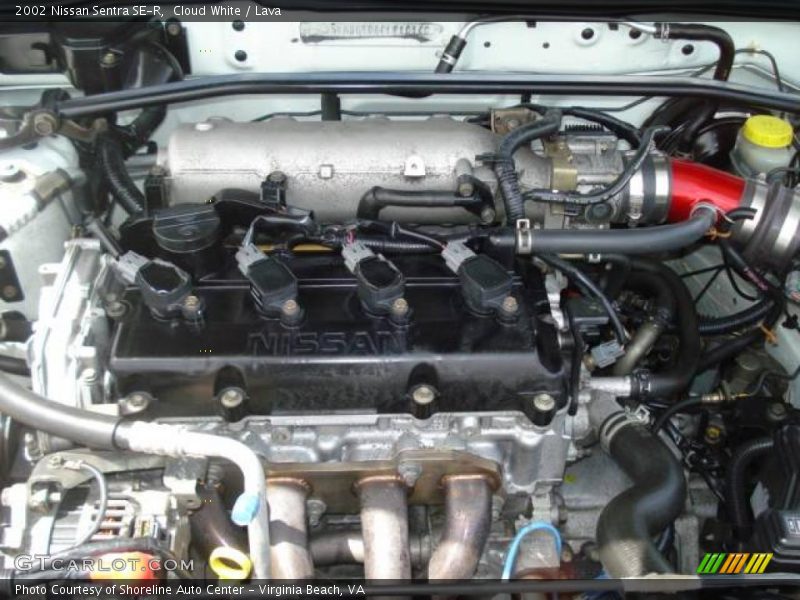 Cloud White / Lava 2002 Nissan Sentra SE-R