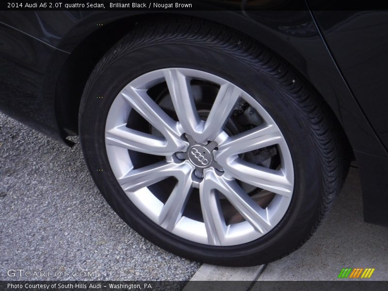 Brilliant Black / Nougat Brown 2014 Audi A6 2.0T quattro Sedan