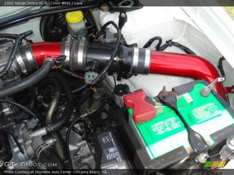 Cloud White / Lava 2002 Nissan Sentra SE-R