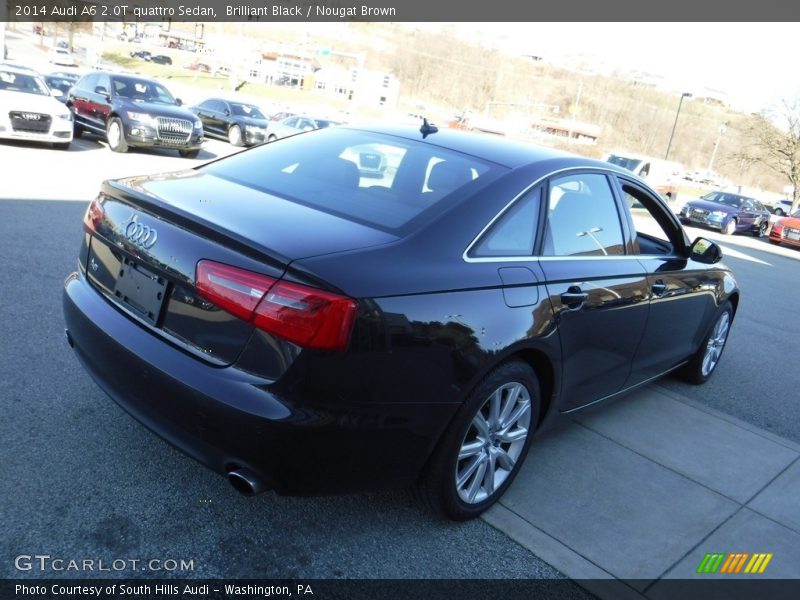Brilliant Black / Nougat Brown 2014 Audi A6 2.0T quattro Sedan