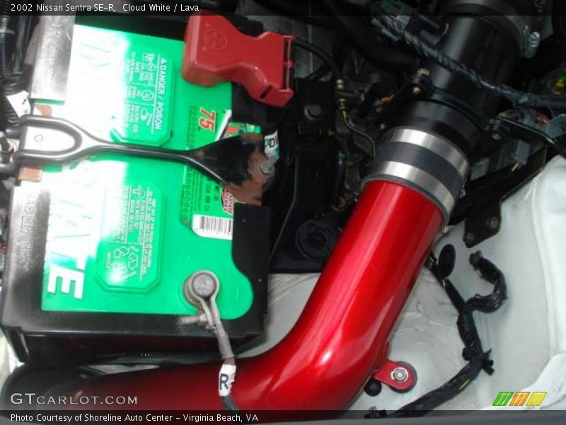 Cloud White / Lava 2002 Nissan Sentra SE-R