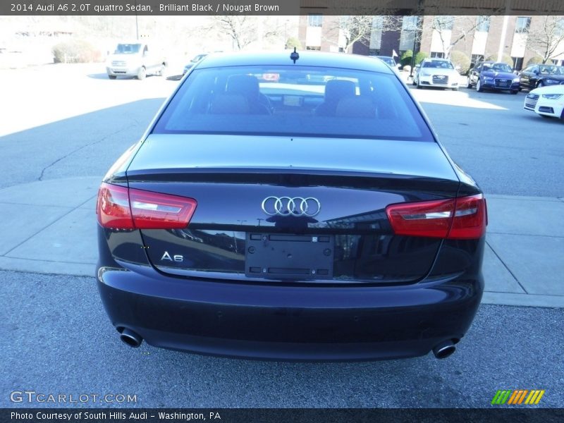 Brilliant Black / Nougat Brown 2014 Audi A6 2.0T quattro Sedan