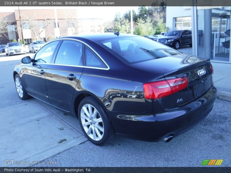 Brilliant Black / Nougat Brown 2014 Audi A6 2.0T quattro Sedan
