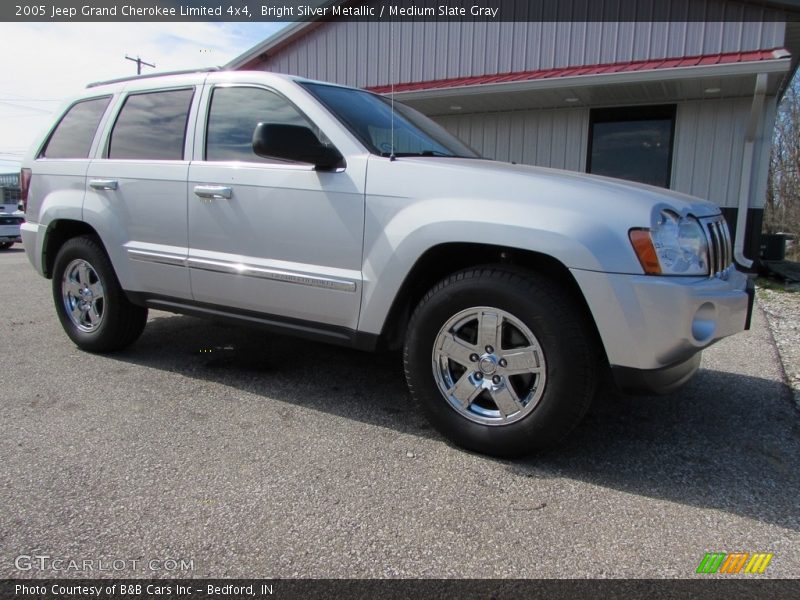 Bright Silver Metallic / Medium Slate Gray 2005 Jeep Grand Cherokee Limited 4x4