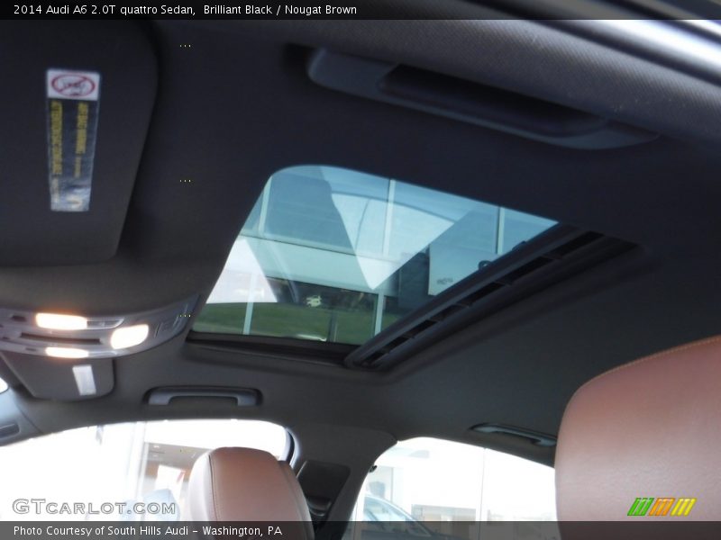 Brilliant Black / Nougat Brown 2014 Audi A6 2.0T quattro Sedan