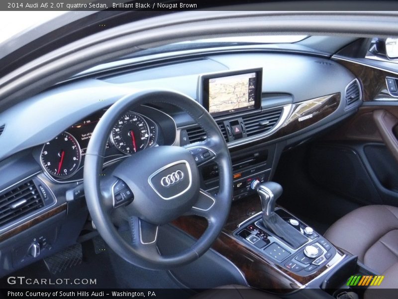 Brilliant Black / Nougat Brown 2014 Audi A6 2.0T quattro Sedan