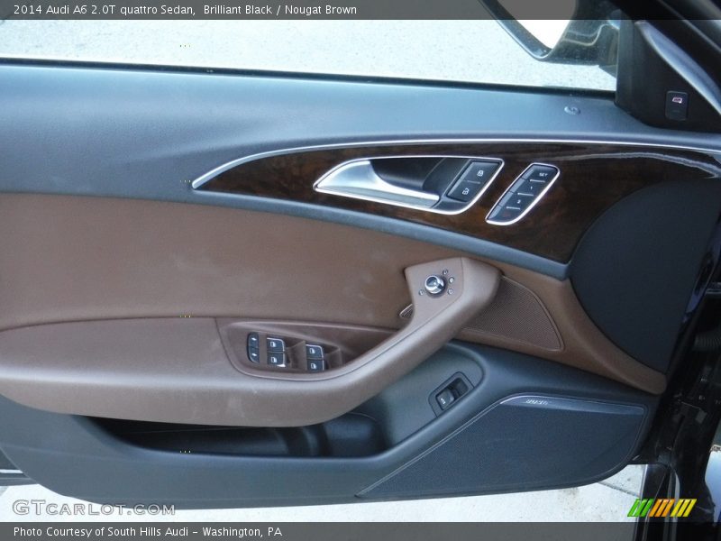 Brilliant Black / Nougat Brown 2014 Audi A6 2.0T quattro Sedan