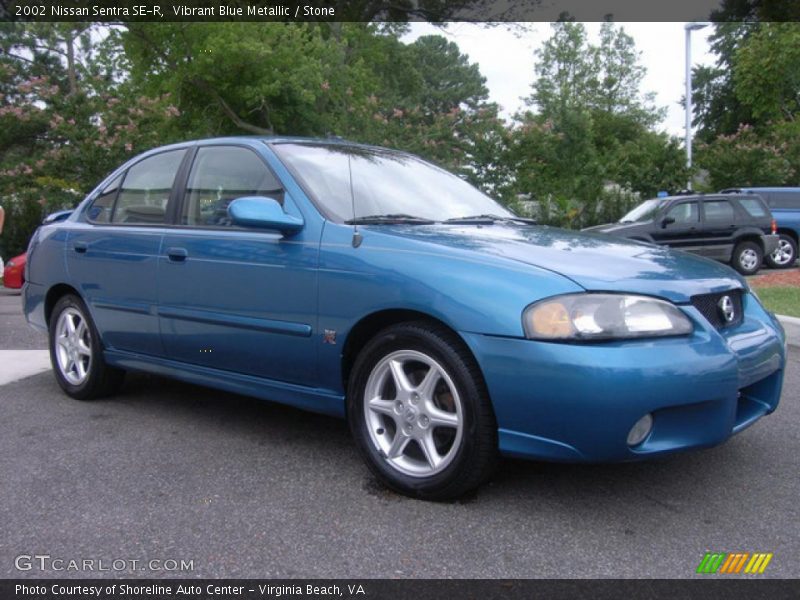 Vibrant Blue Metallic / Stone 2002 Nissan Sentra SE-R