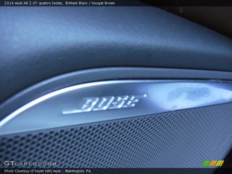 Brilliant Black / Nougat Brown 2014 Audi A6 2.0T quattro Sedan