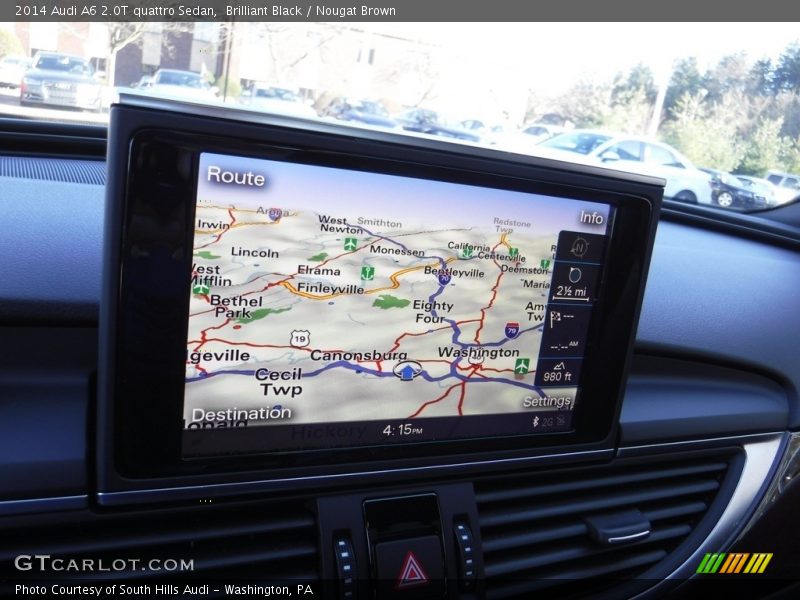 Brilliant Black / Nougat Brown 2014 Audi A6 2.0T quattro Sedan