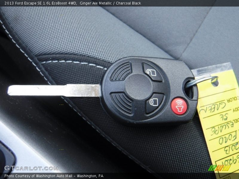 Ginger Ale Metallic / Charcoal Black 2013 Ford Escape SE 1.6L EcoBoost 4WD