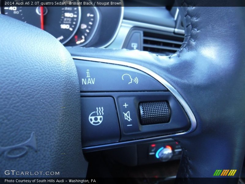 Brilliant Black / Nougat Brown 2014 Audi A6 2.0T quattro Sedan