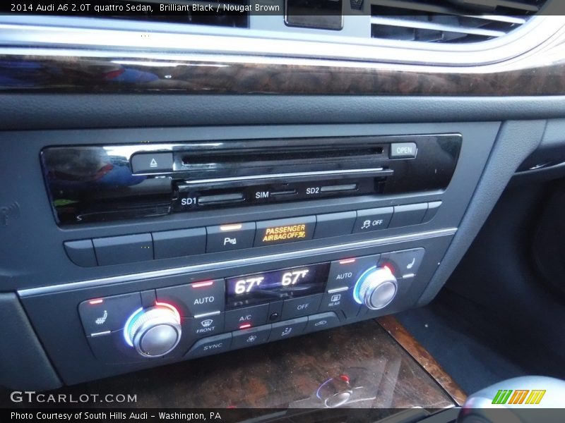 Brilliant Black / Nougat Brown 2014 Audi A6 2.0T quattro Sedan