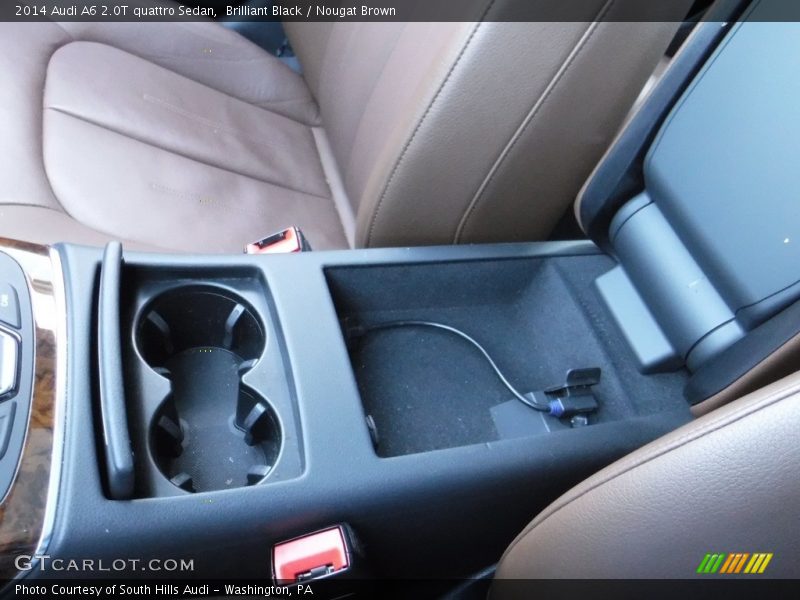 Brilliant Black / Nougat Brown 2014 Audi A6 2.0T quattro Sedan