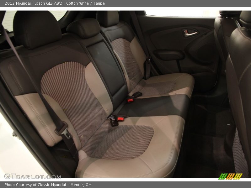 Cotton White / Taupe 2013 Hyundai Tucson GLS AWD