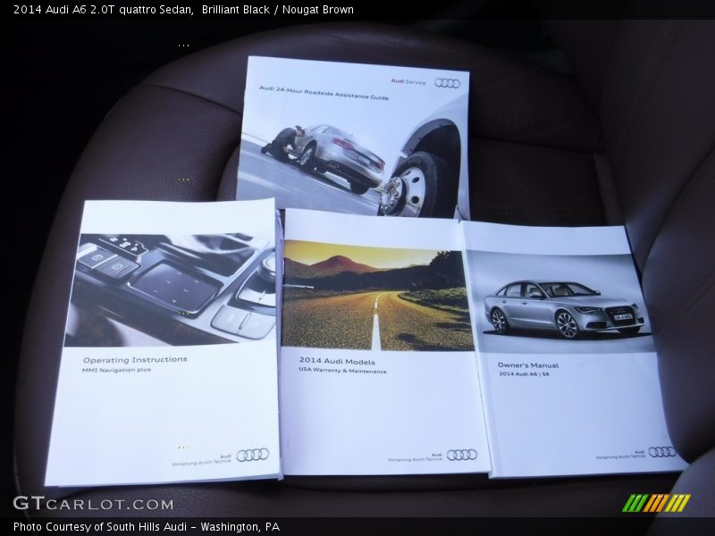 Brilliant Black / Nougat Brown 2014 Audi A6 2.0T quattro Sedan