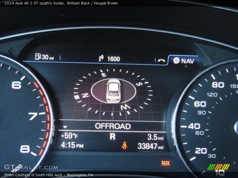 Brilliant Black / Nougat Brown 2014 Audi A6 2.0T quattro Sedan