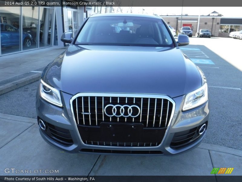 Monsoon Gray Metallic / Black 2014 Audi Q5 2.0 TFSI quattro