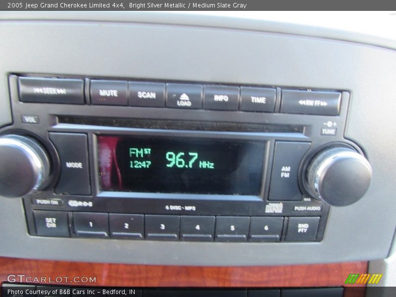 Bright Silver Metallic / Medium Slate Gray 2005 Jeep Grand Cherokee Limited 4x4