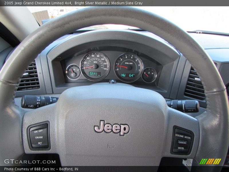 Bright Silver Metallic / Medium Slate Gray 2005 Jeep Grand Cherokee Limited 4x4