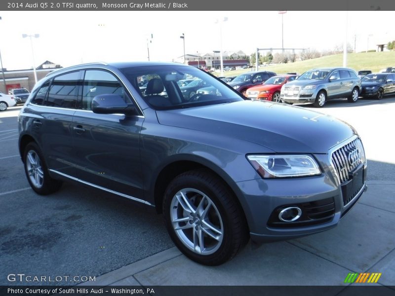 Monsoon Gray Metallic / Black 2014 Audi Q5 2.0 TFSI quattro