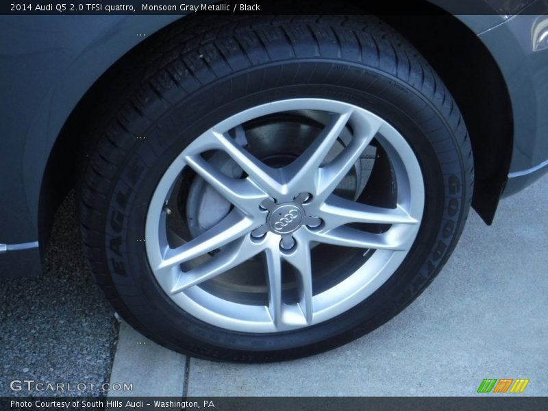 Monsoon Gray Metallic / Black 2014 Audi Q5 2.0 TFSI quattro