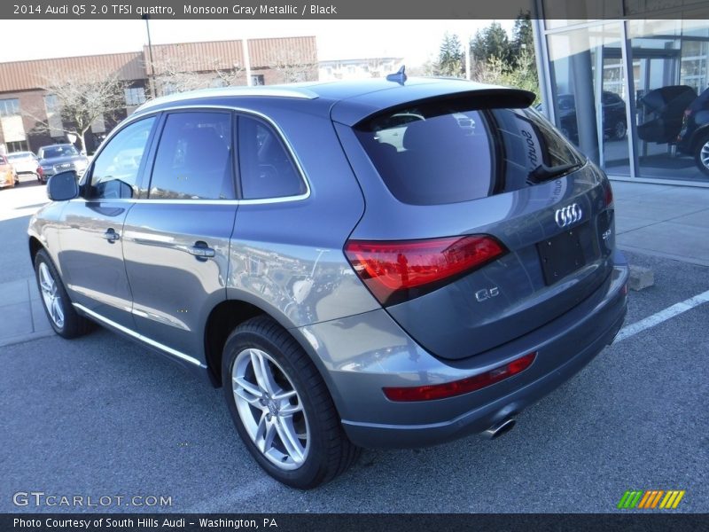 Monsoon Gray Metallic / Black 2014 Audi Q5 2.0 TFSI quattro