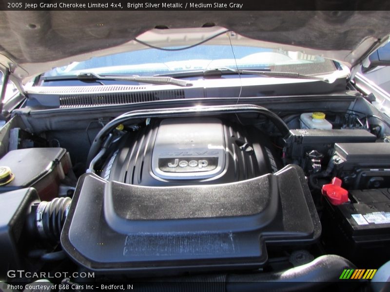 Bright Silver Metallic / Medium Slate Gray 2005 Jeep Grand Cherokee Limited 4x4