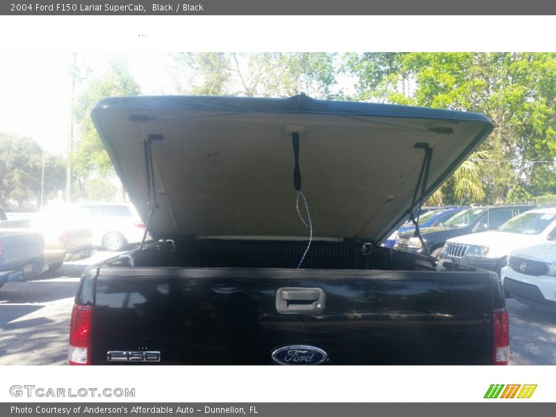 Black / Black 2004 Ford F150 Lariat SuperCab