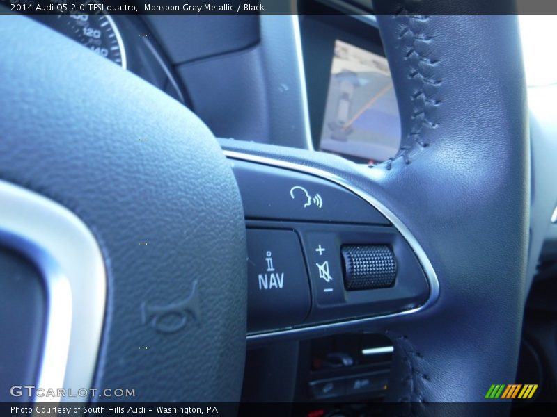 Monsoon Gray Metallic / Black 2014 Audi Q5 2.0 TFSI quattro
