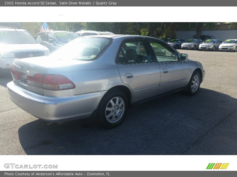 Satin Silver Metallic / Quartz Gray 2002 Honda Accord SE Sedan