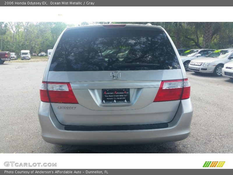 Ocean Mist Metallic / Gray 2006 Honda Odyssey EX