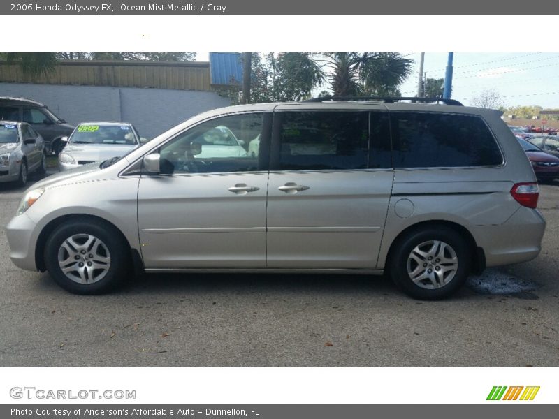 Ocean Mist Metallic / Gray 2006 Honda Odyssey EX